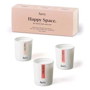 Aery Living Happy Space Aromatherapy Gift Set of Three